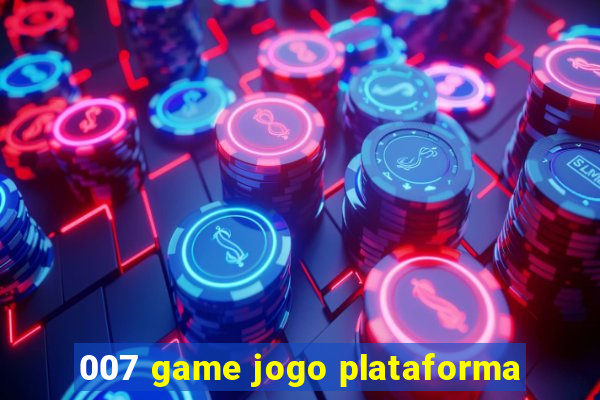 007 game jogo plataforma